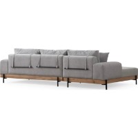 Canapea de colț Trendy Eti Grey/Oak L 280x170x78cm GTR003494 imaginea #3 — magazin online Desire.md