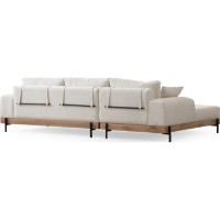 Canapea de colț Trendy Eti White/Oak L 280x170x78cm GTR003495 imaginea #3 — magazin online Desire.md