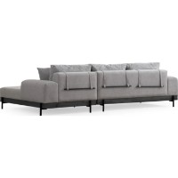 Угловой диван Trendy Eti Grey/Black R 280x170x78cm GTR003569 фото №6 — интернет-магазин Desire.md