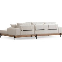Угловой диван Trendy Eti White/Oak R 280x170x78cm GTR003572 фото №3 — интернет-магазин Desire.md
