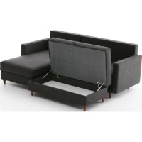 Canapea de colț Trendy Eva Anthracit L 210x195x82cm GTR003509 imaginea #7 — magazin online Desire.md