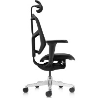 Scaun de birou Comfort T-168-B1 AL Enjoy Ultra Black imaginea #2 — magazin online Desire.md