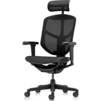 Scaun de birou Comfort T-168-B1 NY Enjoy Ultra Black imaginea #2 — magazin online Desire.md