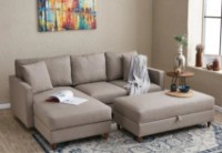 Canapea de colț Trendy Eva Cream L 210x195x82cm GTR003510 imaginea #2 — magazin online Desire.md