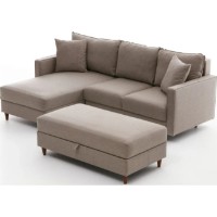 Canapea de colț Trendy Eva Cream L 210x195x82cm GTR003510 imaginea #5 — magazin online Desire.md