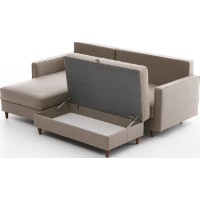 Canapea de colț Trendy Eva Cream L 210x195x82cm GTR003510 imaginea #8 — magazin online Desire.md