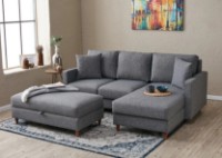 Угловой диван Trendy Eva Grey R 210x195x82cm GTR003585 фото №2 — интернет-магазин Desire.md