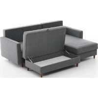 Угловой диван Trendy Eva Grey R 210x195x82cm GTR003585 фото №10 — интернет-магазин Desire.md