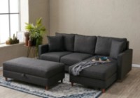 Canapea de colț Trendy Eva Anthracit R 210x195x82cm GTR003583 imaginea #2 — magazin online Desire.md