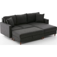 Canapea de colț Trendy Eva Anthracit R 210x195x82cm GTR003583 imaginea #6 — magazin online Desire.md