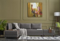 Canapea de colț Trendy Fly Brown L 280x210x70cm GTR003360