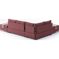 Canapea de colț Trendy Fly Claret Red L 280x210x70cm GTR003361 imaginea #6 — magazin online Desire.md