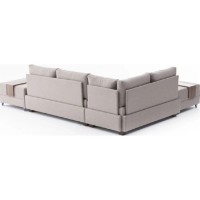 Угловой диван Trendy Fly Cream L 280x210x70cm GTR003365 фото №5 — интернет-магазин Desire.md