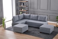 Угловой диван Trendy Fly Grey L 280x210x70cm GTR003362 фото №1 — интернет-магазин Desire.md