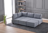 Угловой диван Trendy Fly Grey L 280x210x70cm GTR003362 фото №2 — интернет-магазин Desire.md