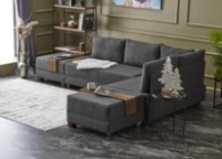 Canapea de colț Trendy Fly Anthracit R 280x210x70cm GTR003417 imaginea #2 — magazin online Desire.md