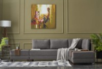 Canapea de colț Trendy Fly Brown R 280x210x70cm GTR003415