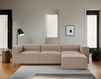 Canapea de colț Trendy Fora Brown 296x185x66cm GTR003603