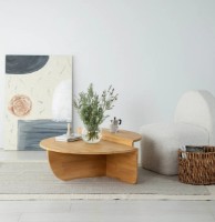 Журнальный столик Trendy Neptun Oak 90x60x30cm GTR000911 2pcs фото №3 — интернет-магазин Desire.md