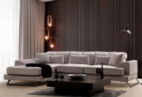 Угловой диван Trendy Frido Chl+3R Light Grey L 304x190x92cm GTR003473