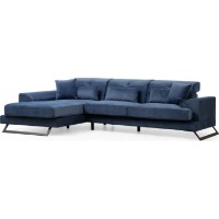 Canapea de colț Trendy Frido Chl+3R Navy Blue L 304x190x92cm GTR003474 imaginea #5 — magazin online Desire.md