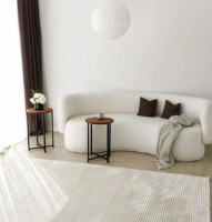 Măsuţă cafea Trendy Neta Oak/Black 55x35x35cm GTR000794 2pcs imaginea #3 — magazin online Desire.md