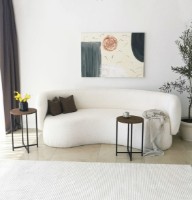 Журнальный столик Trendy Neta Walnut/Black 55x35x35cm GTR000795 2pcs фото №2 — интернет-магазин Desire.md