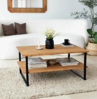 Журнальный столик Trendy Neta Oak/Black 85x60x40cm GTR000841 фото №3 — интернет-магазин Desire.md