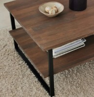 Măsuţă cafea Trendy Neta Walnut/Black 85x60x40cm GTR000842 imaginea #3 — magazin online Desire.md