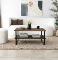 Măsuţă cafea Trendy Neta Walnut/Black 85x60x40cm GTR000842