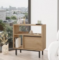 Лайт подставка Trendy ON6-S Oak/Black 60x60x25.5cm GTR000735 фото №3 — интернет-магазин Desire.md