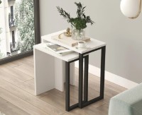 Журнальный столик Trendy ON7-W White/Black 52.8x51x29.5cm GTR001608 2pcs