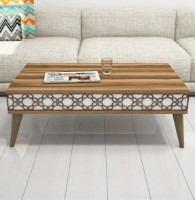 Журнальный столик Trendy Oras Walnut/White 105x36.6x60cm GTR000595 фото №2 — интернет-магазин Desire.md