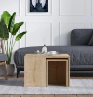 Журнальный столик Trendy Ortanca Sapphire Oak 60x60x37cm GTR000574