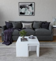 Măsuţă cafea Trendy Ortanca White 60x60x36.8cm GTR000573