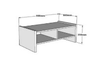 Măsuţă cafea Trendy Pera Travertin 90x35x50cm GTR006126 imaginea #4 — magazin online Desire.md