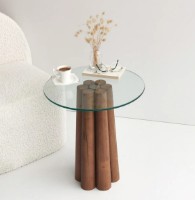 Măsuţă cafea Trendy Pianeta Walnut 50x45x45cm GTR000862 imaginea #2 — magazin online Desire.md