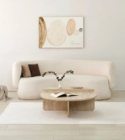 Журнальный столик Trendy Podium Travertin 90x35x90cm GTR006172 фото №5 — интернет-магазин Desire.md