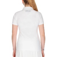 Женская футболка Head Club 22 Tech Polo S White фото №2 — интернет-магазин Desire.md