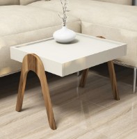 Măsuţă cafea Trendy Roma Walnut/Cream 48x42x35cm GTR000590 3pcs imaginea #3 — magazin online Desire.md