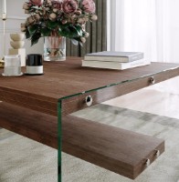 Măsuţă cafea Trendy S100 Walnut 75x75x40cm GTR000875 imaginea #2 — magazin online Desire.md