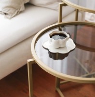 Măsuţă cafea Trendy S406 Gold 60x50x50cm GTR000850 2pcs imaginea #3 — magazin online Desire.md