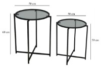 Журнальный столик Trendy S412F Black 60x50x50cm GTR000852 фото №2 — интернет-магазин Desire.md