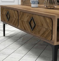 Măsuţă cafea Trendy Samba Walnut/Black 105x34.6x60cm GTR000639 imaginea #3 — magazin online Desire.md