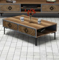 Măsuţă cafea Trendy Samba Walnut/Blue/Black 105x34.6x60cm GTR000636 imaginea #2 — magazin online Desire.md