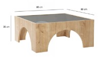 Măsuţă cafea Trendy Seine Oak 80x80x35cm GTR000858 imaginea #3 — magazin online Desire.md