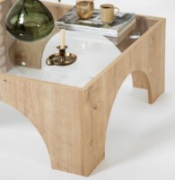 Журнальный столик Trendy Seine Oak 80x80x35cm GTR000859 фото №3 — интернет-магазин Desire.md