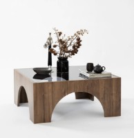 Măsuţă cafea Trendy Seine Walnut 80x80x35cm GTR000861