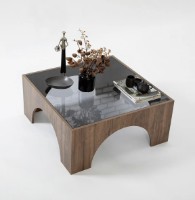 Măsuţă cafea Trendy Seine Walnut 80x80x35cm GTR000861 imaginea #3 — magazin online Desire.md