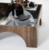 Măsuţă cafea Trendy Seine Walnut 80x80x35cm GTR000861 imaginea #4 — magazin online Desire.md